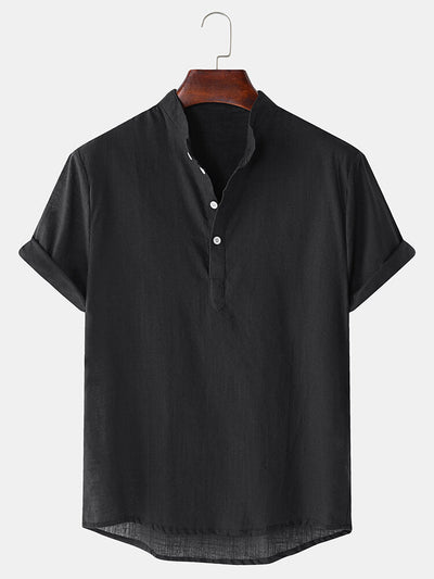 Astor® | Solid Color Basic Henley Shirts