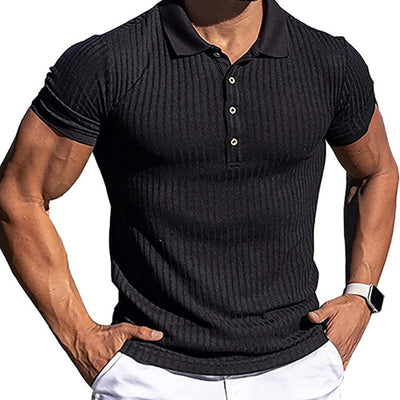 Kadin® | Short-Sleeved Sporty T-Shirt For Men With Lapels