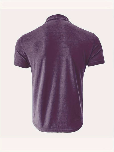 Lucian® | Casual Short Sleeve Turtleneck T-Shirt
