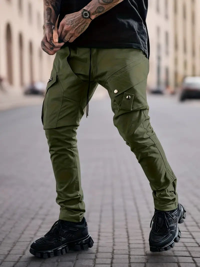 Genaro® | Casual Cargo Pants With Zipper Pockets