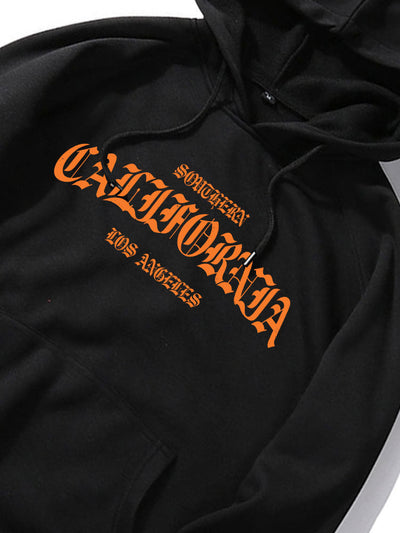 Marley | California Letter Print Hoodie