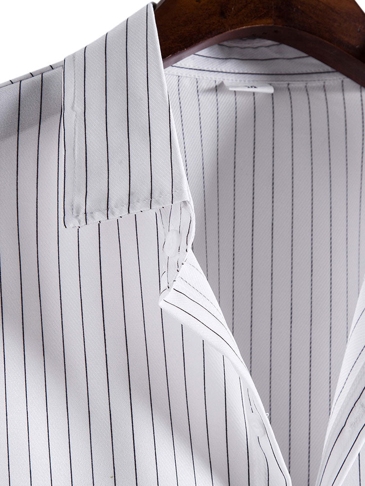 Amos® | Long Sleeved Pinstripe Shirt