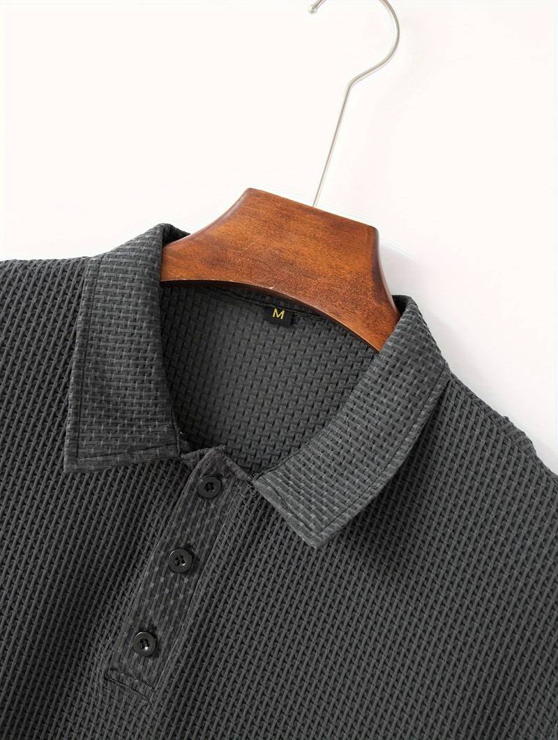 Macaria® | Solid Leisure Golf Shirt For Men