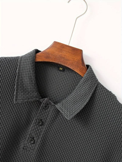 Macaria® | Solid Leisure Golf Shirt For Men