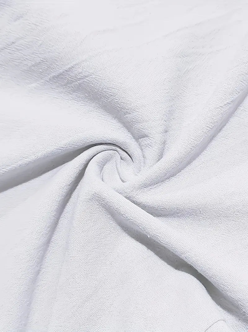 Joshua | Wide-leg linen pants with drawstring