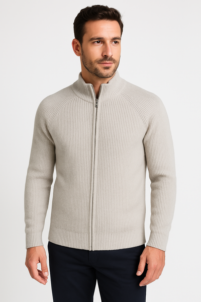 Vital® | Merino Wool Zipped Cardigan