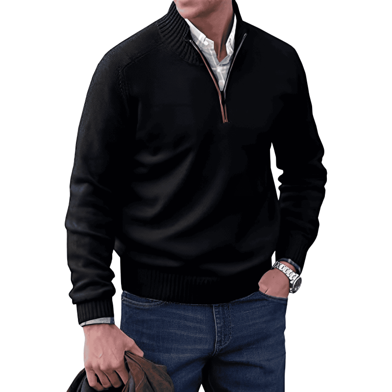 Connor® | Cashmere Sweater With Zipper