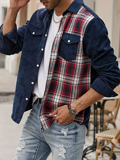 Lorne® | Patchwork Shirt With Buttons For Spring