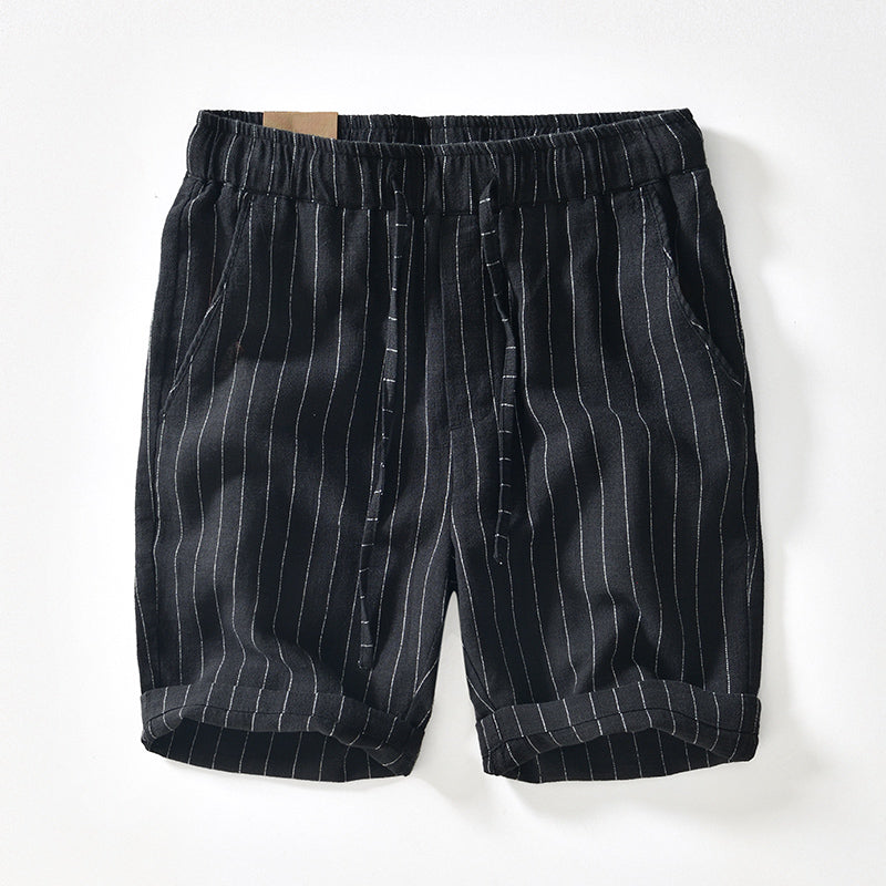 Jerónimo® | Linen Pinstripe Shorts