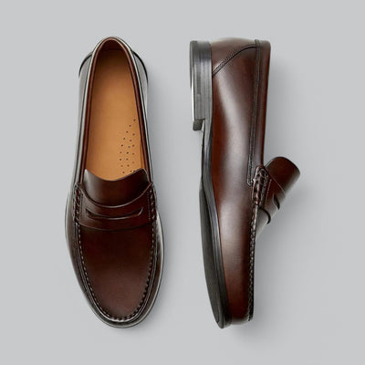 Nikolas | Chic Leather Penny Loafers