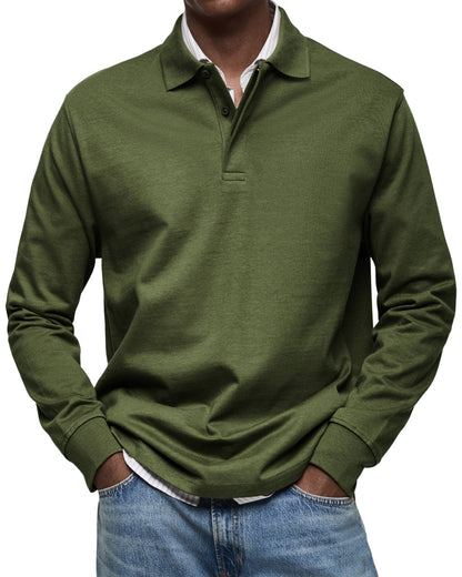 Elliot® | Casual Polo Shirt With Long Sleeves