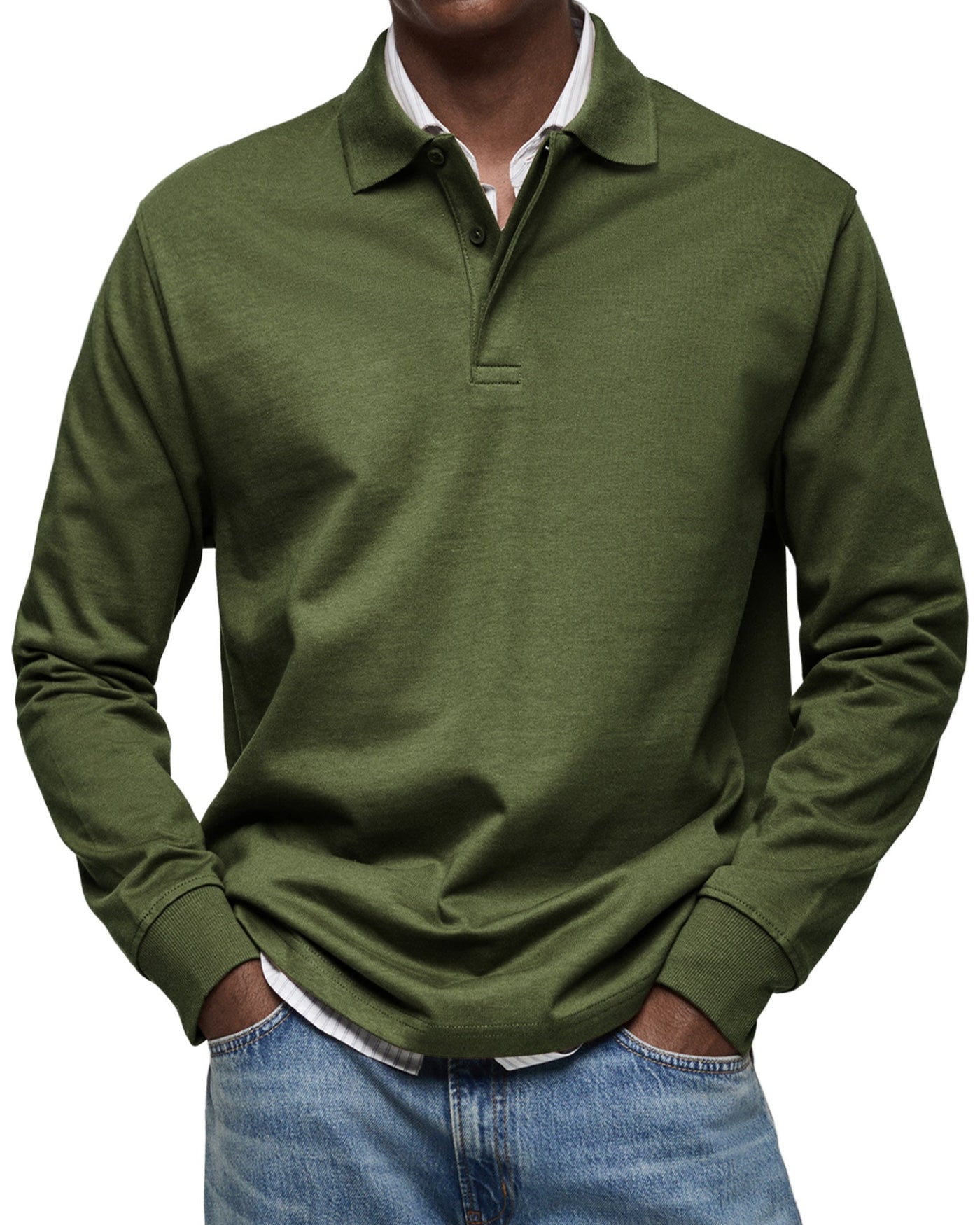 Raymond | LUXURY LONG SLEEVE POLO SHIRT