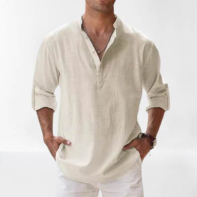 Seth® | Linen Shirt With Long Sleeves
