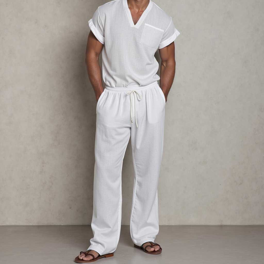 Ethan® | Lightweight Linen Trousers