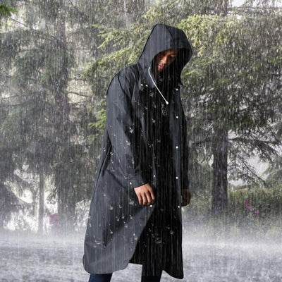 Benedict® | Men's Long Waterproof Hooded Raincoat