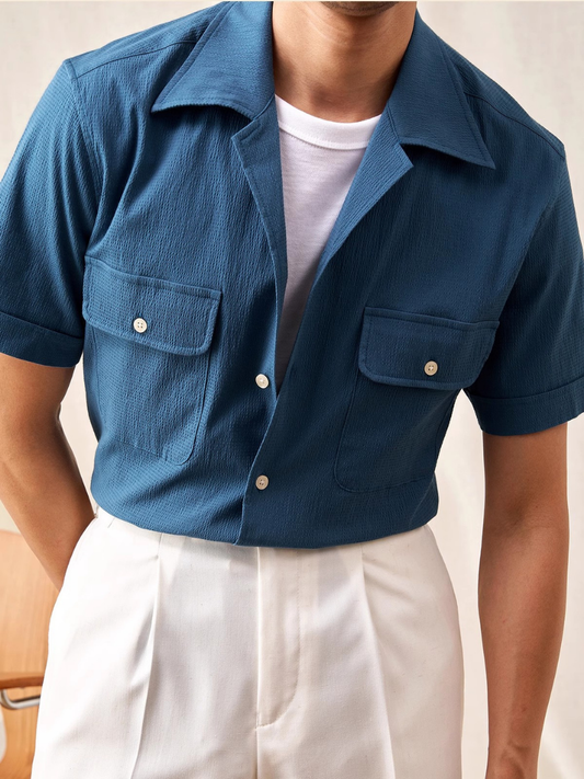 Elroy® | Seersucker Short Sleeve Shirt