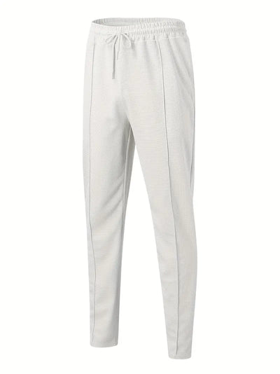 Silvestre® | Waffle Pattern Drawstring Jogging Pants For Men