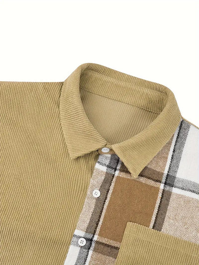 Emilio® | Retro Checked Shirt With Buttons For Men