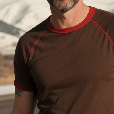 Eddie | Men'S Retro Casual Cotton Round Neck Short Sleeve T-Shirt