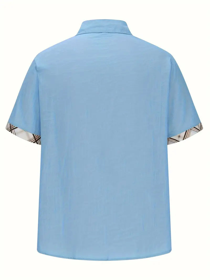 Lyra® | Stylish Shirt With Checkered Graphic Print For Men