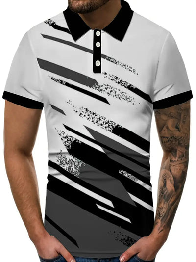 Luck® | Casual, Short-Sleeved T-Shirt With Striped Print