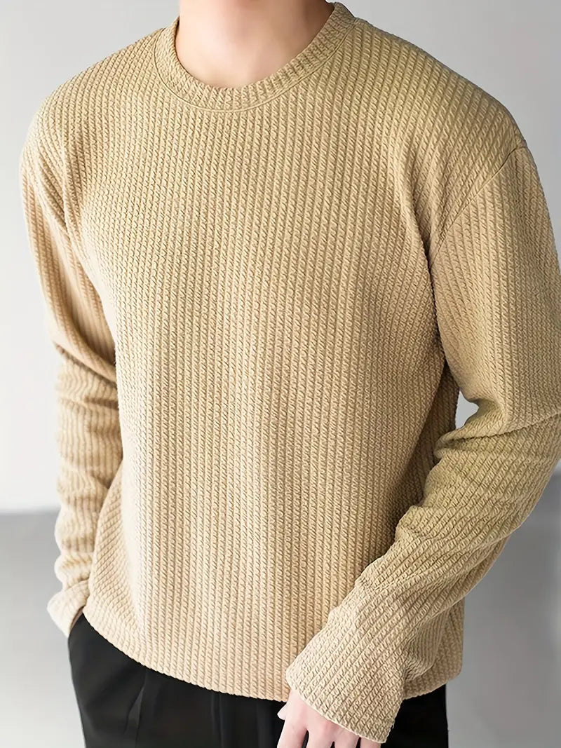 Kristian® | Stylish Long-Sleeved Shirt With A Round Neckline