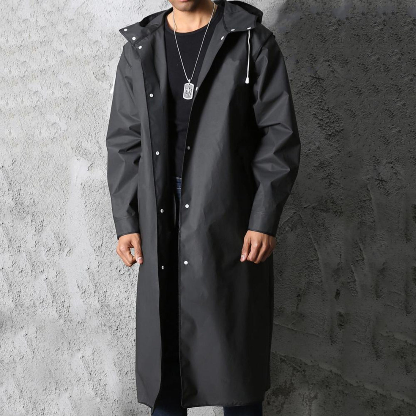 Benedict® | Men's Long Waterproof Hooded Raincoat