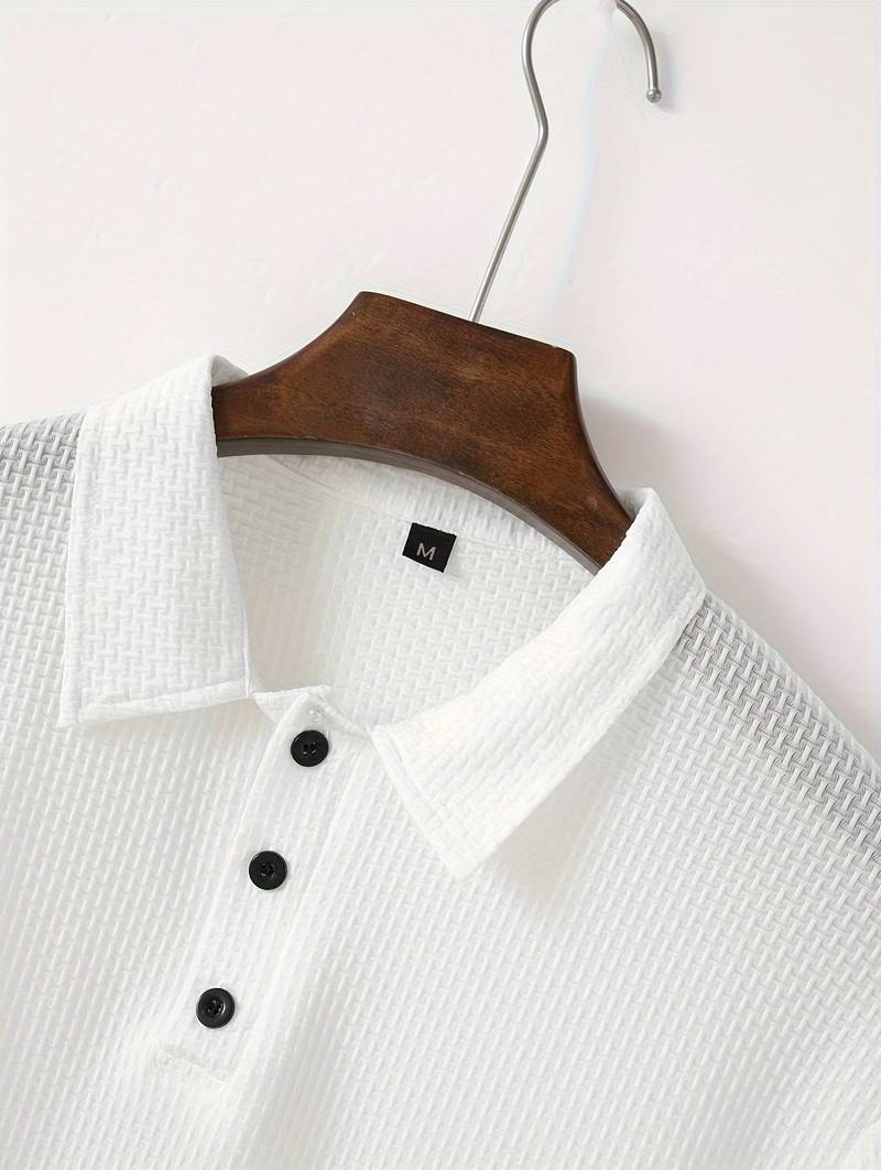 Luz® | Casual, Breathable Short-Sleeved Shirt With Half Buttons