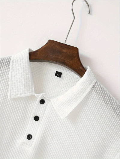 Luz® | Casual, Breathable Short-Sleeved Shirt With Half Buttons