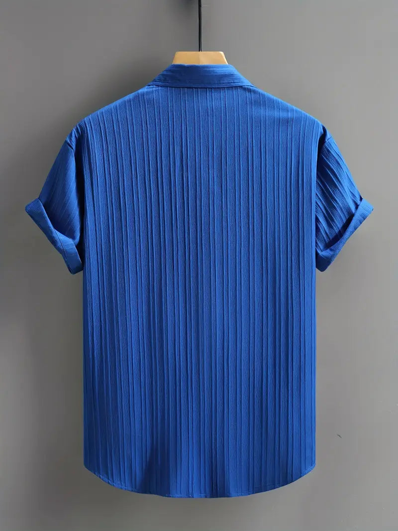 Mateo® | Classic Short Sleeve Button Down Shirt For Men