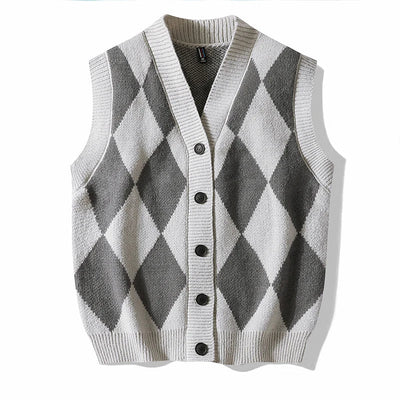 Brígido® | Argyle Wool Vest