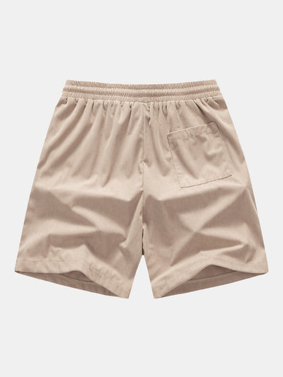 Aurelio® | Corduroy Drawstring Shorts