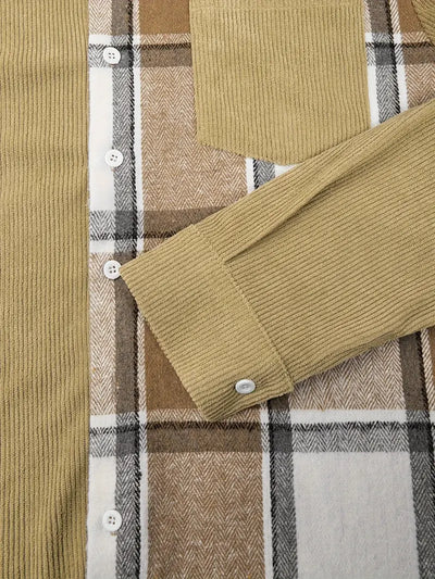 Emilio® | Retro Checked Shirt With Buttons For Men