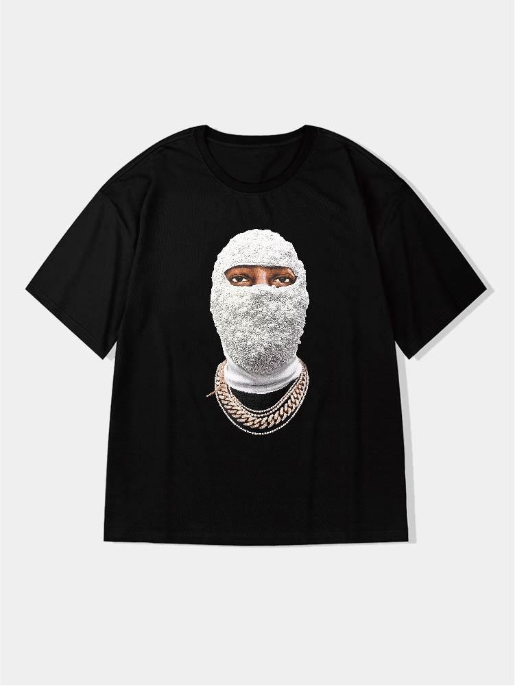 Bráulio® | Masked Mysterious Man Graphic T-Shirts