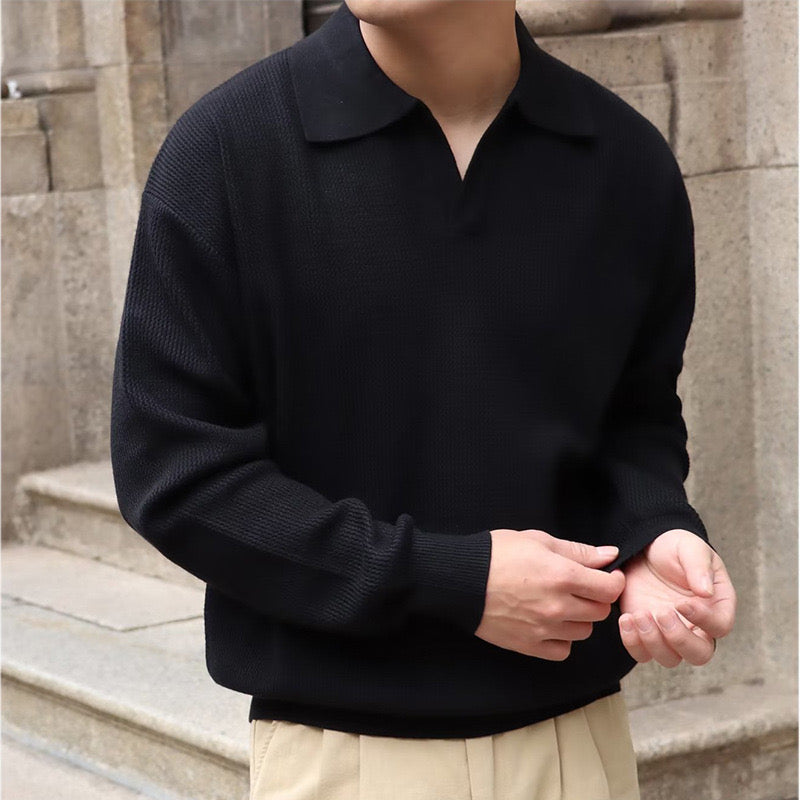 Ambros® | BUSAN Old Money V-Neck Polo