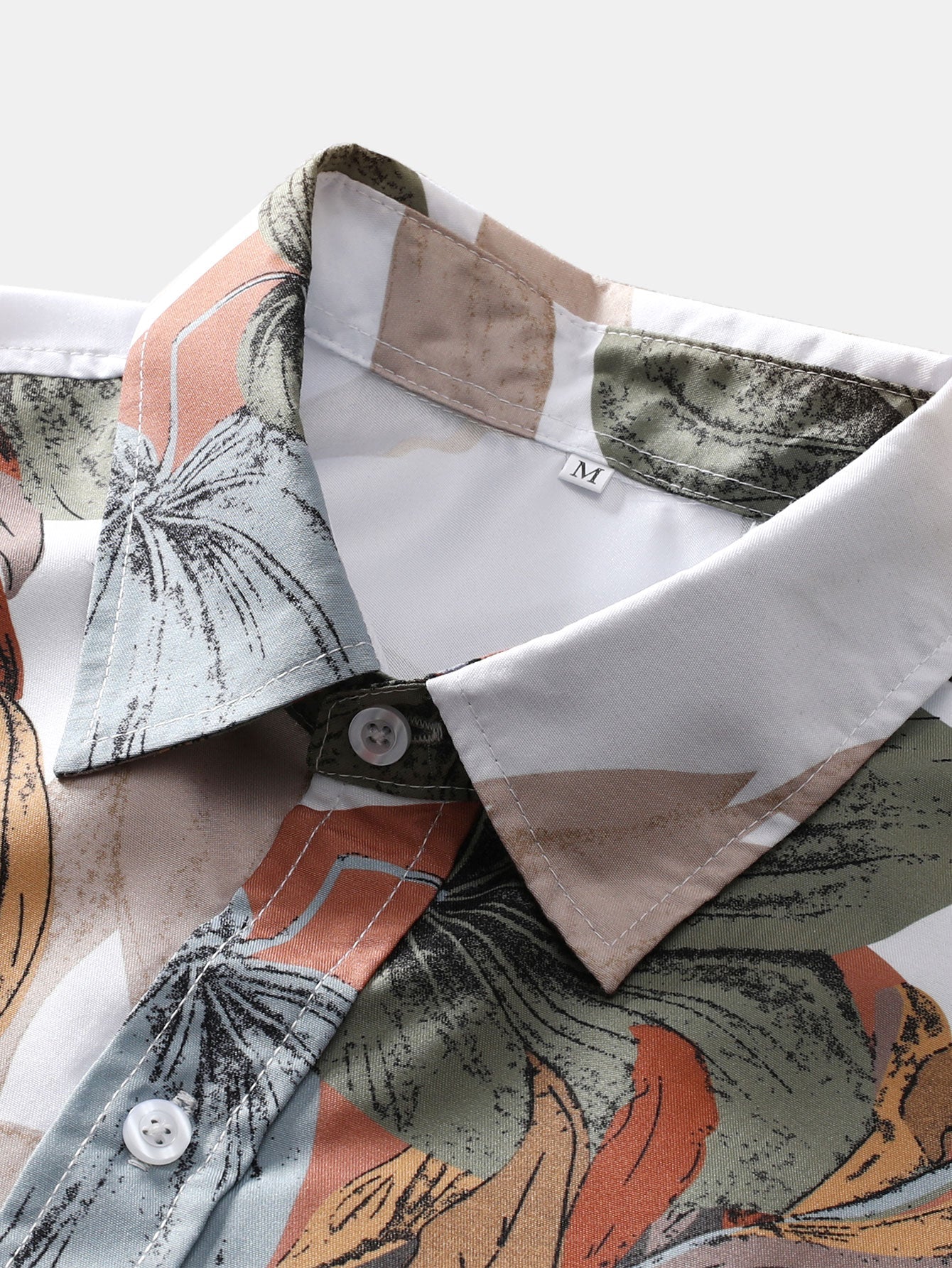 Anwil® | Tropical Print Button Up Shirt