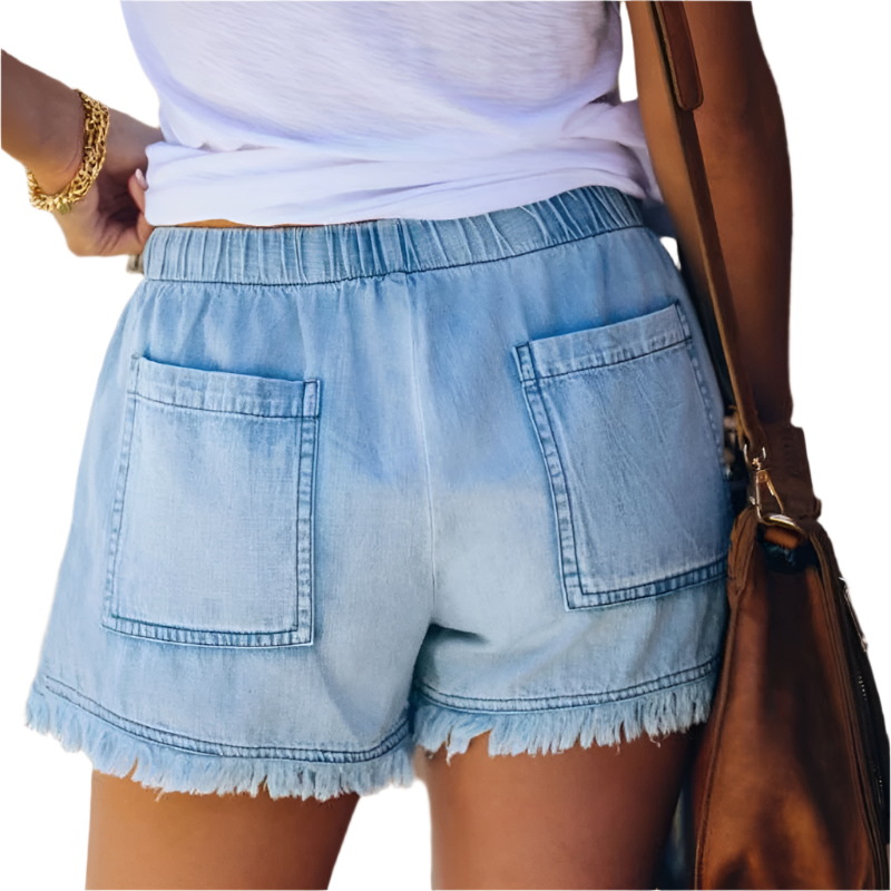 Preston® | Luxury High-Waist Denim Shorts