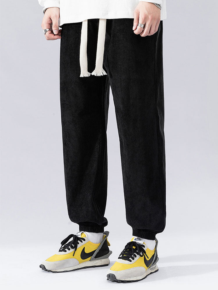 Adrián® | Drawstring Corduroy Joggers