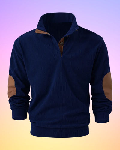 Samuel® | Solid Color Half Open Long Sleeve Shirt