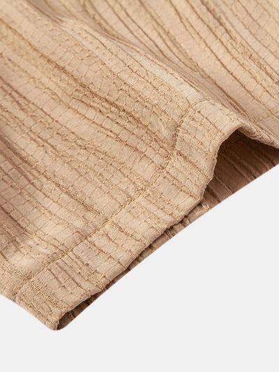 Elvis® | Crinkled Textured Button Up Shirt