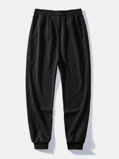 Afram® | Never Give Up Print Relax Fit Sweatshirt & Basic Jogging Pants