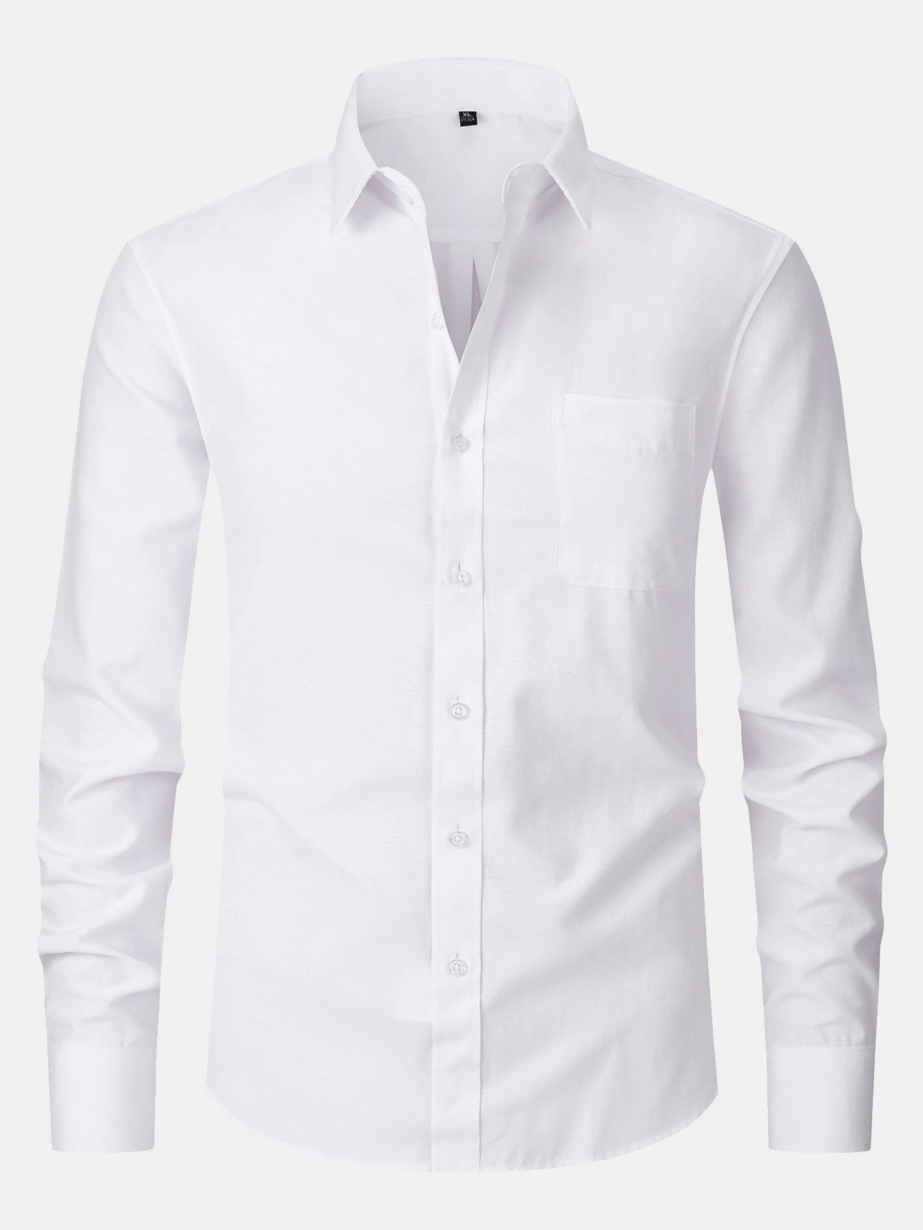 Fulvio® | Long Sleeve Pocket Button Up Oxford Shirt