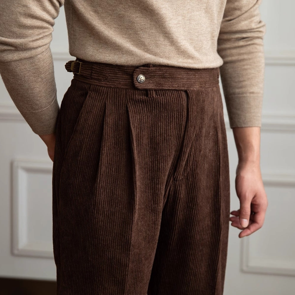 Bezemer® | MV Corduroy Drape Casual Trousers