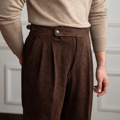Bezemer® | MV Corduroy Drape Casual Trousers