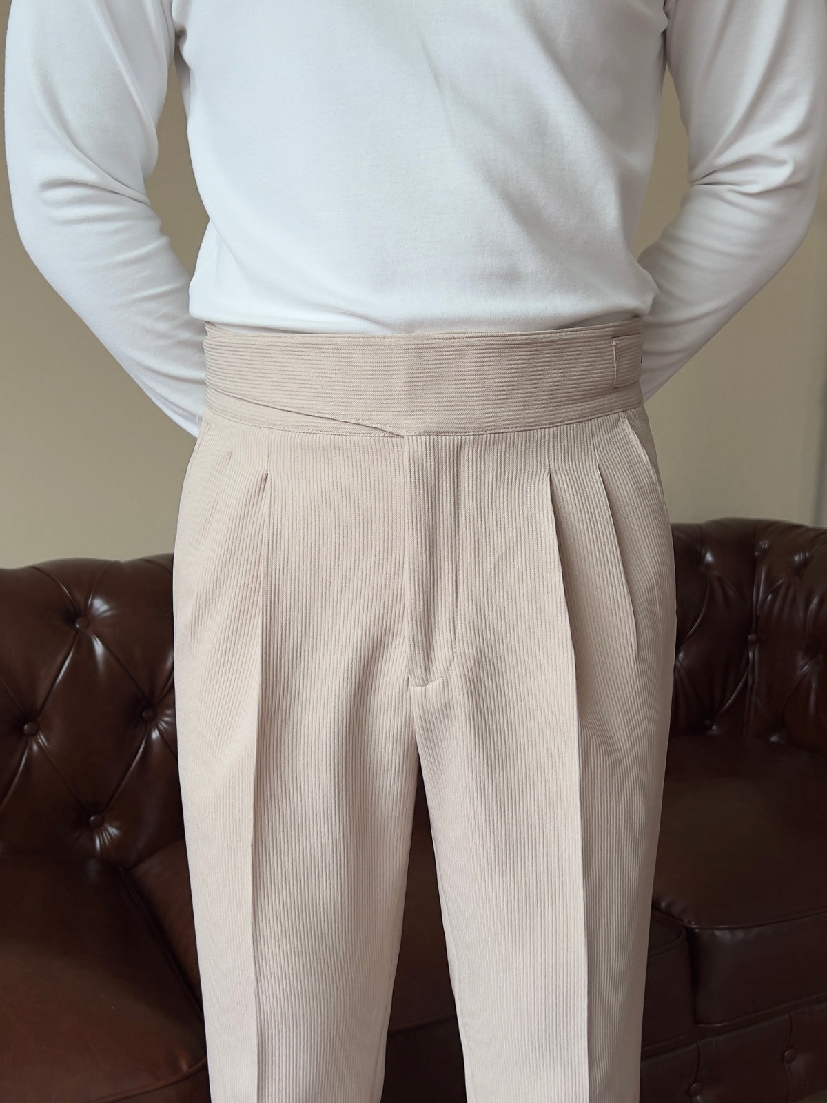 Bhanu® | MV Old Money High Waist Gurkha Trousers