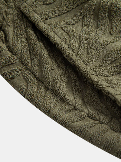 Oreste® | Animal Texture Terry Shorts