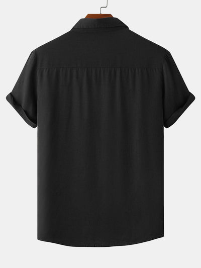 Apisai® | Smiley Graphic Print Button Up Shirt