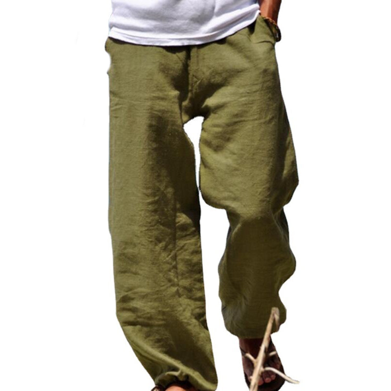 Barnaby® | Men'S Breathable Soft Casual Trousers With Elastic Waist