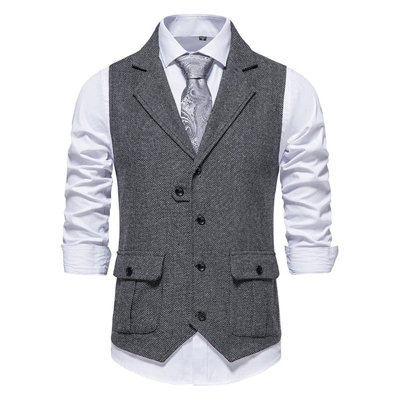 Noah® | Elegant Men's Vest With Side Pockets