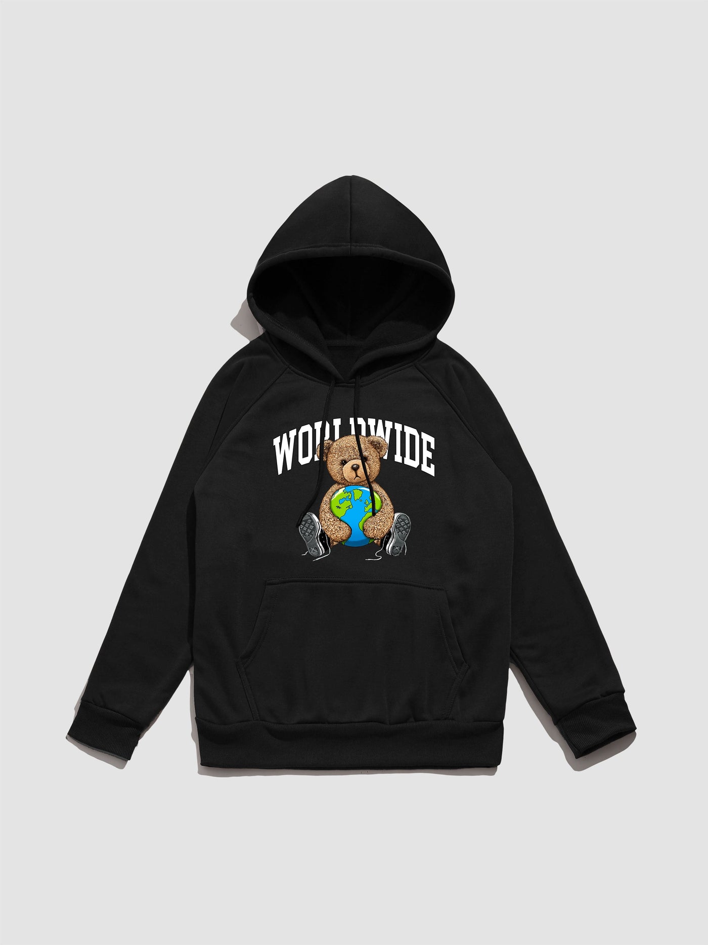 Wesley | Worldwide Bear Print Hoodie